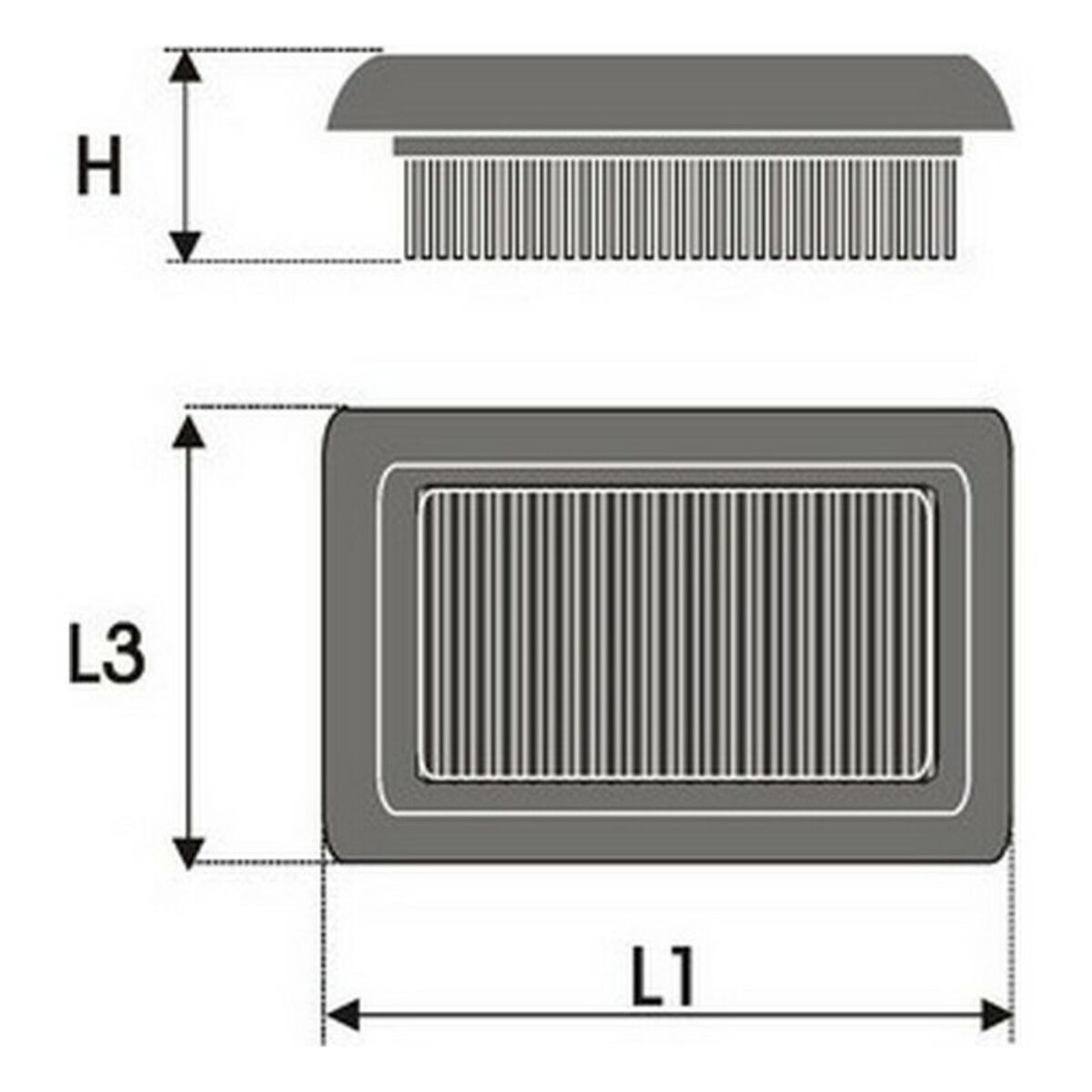 Zračni filter Green Filters P813843